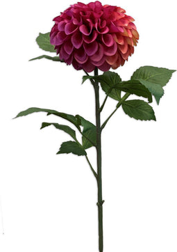 Emerald - Kunstbloem Dahlia Pompon 74cm roze - Kunstplanten voor binnen