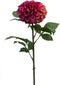 Emerald - Kunstbloem Dahlia Pompon 74cm roze - Kunstplanten voor binnen