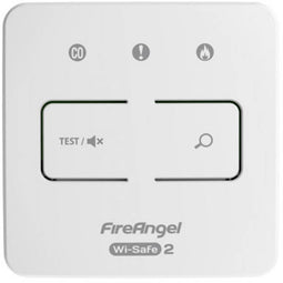 FireAngel WTSL-F-1EU Afstandsbediening Incl. batterij (10 jaar), Koppelbaar werkt op batterijen