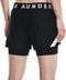 Under Armour Play Up 2-in-1 Shorts Dames Sportbroek - Zwart - Maat S