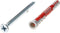 fischer 538245 DUOPOWER S Universele pluggen met schroef - 6 x 50mm (50st)