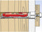fischer 542797 DUOTEC 12 S PH Hollewandplug met schroef - 12 x 60mm (10st)