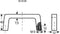 Fischer Elektronik Draaghandgreep Aluminium (l x b x h) 101 x 12 x 40 mm 2 stuk(s)