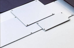 Fischer Elektronik TFP 3HE 24TE ME Frontplaat (b x h) 121.6 mm x 128.4 mm Aluminium Zilver (mat, geëloxeerd) 1 stuk(s)