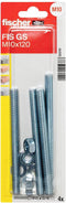 Fischer FIS GS draagstangen - M10x120Kmm - verzinkt (Per 4 stuks)