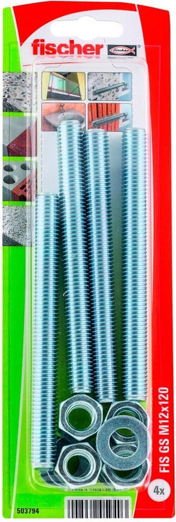 Fischer FIS GS M12 x 120 K NV Schroefanker 120 mm 14 mm 503794 1 set(s)