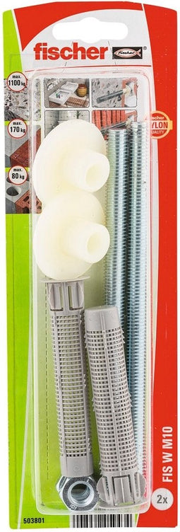 Fischer FIS W M10 K NV Wastafelbevestiging 85 mm 12 mm 503801 1 set(s)