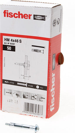 Fischer HM 4 x 45 S Hollewandplug 45 mm 8 mm 519770 50 stuk(s)