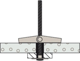 Fischer KD 6 Tuimelplug 100 mm 16 mm 080185 25 stuk(s)