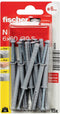 Fischer N 6 x 60/30 S K NV Spijkerplug 60 mm 084334 1 set(s)