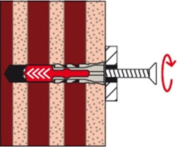 Fischer plug Duopower 10x80mm met schroef