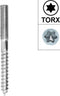 Fischer STST 79782 Stokschroef 8 mm 80 mm Torx, Buitenzeskant 100 stuk(s)