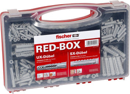 Fischer SX/UX Pluggenassortiment Box Rood