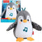 Fisher-Price Flap & Wobble Penguin - 20 cm hoog - Interactieve knuffel
