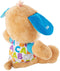 Fisher-Price Leerplezier Puppy blauw - Baby speelgoed - Knuffel - Nederlands