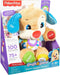 Fisher-Price Leerplezier Puppy blauw - Baby speelgoed - Knuffel - Nederlands
