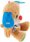 Fisher-Price Leerplezier Puppy blauw - Baby speelgoed - Knuffel - Nederlands
