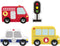 Fisher-Price Wood Set Houten Voertuigen