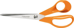 Fiskars Classic Schaar - Textiel en Papierschaar - 21 cm - Roestvrij Staal - Stofschaar Oranje