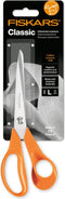 Fiskars Classic Schaar - Textiel en Papierschaar - 21 cm - Roestvrij Staal - Stofschaar Oranje