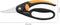 Fiskars Elegance Snoeischaar - Bloemenschaar - Softgrip Handvat