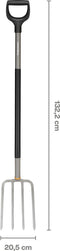 Fiskars Ergonomic Spitvork - Tuinvork - Mestvork - 132 cm
