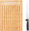 Fiskars FF Bamboo bread board set - Broodplank