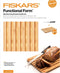 Fiskars FF Bamboo bread board set - Broodplank