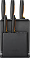 Fiskars FF Knife block plastic 5 knives - Messenblok