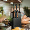 Fiskars FF Knife block plastic 5 knives - Messenblok