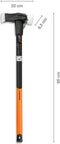 Fiskars Kloofbijl - Bijl 90 cm - Safe-T X39 - Hakbijl met Antislip en Antivibratie Grip