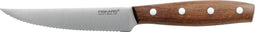Fiskars Norr Full Tang Stainless Steel Steak Knife with Kebony Handle 12cm