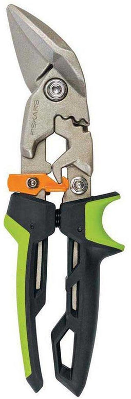 Fiskars Powergear Aviation Knip Offset Rechts Plaatwerk Schaar 38.1mm Zilver