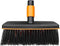 Fiskars Quikfit Bezemkop - Straatbezem met Harde en Zachte Haren - 28 cm Breed