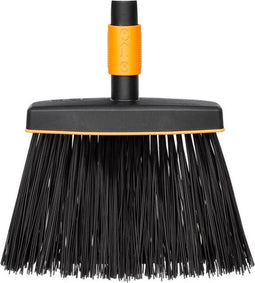 Fiskars Quikfit Bezemkop - Tuinbezem met Zachte haren - 260 mm breed