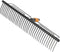 Fiskars QuikFit™ Gazonhark - Brede Hark - Tuinhark - Tuingereedschap -18 cm