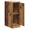 vidaXL - Garagekast - 30x51x85 - cm - massief - grenenhout - oud - hout
