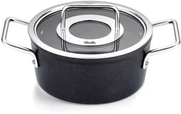 Fissler Adamant Kookpan - 18 cm – Aluminium Pan met Glasdeksel & Krasbestendige Antiaanbaklaag