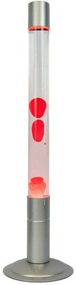Fisura Floor Lava Lamp XXL - Transparant & Rood