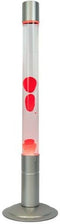 Fisura Floor Lava Lamp XXL - Transparant & Rood