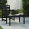 vidaXL Tuintafel 82,5x50,5x45 cm massief grenenhout zwart
