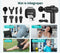 FITAGE Massage Gun Mini - 12 Opzetstukken - Professioneel Massage Apparaat - Massage Pistool 30 Standen - Massageapparaat - Massagegun