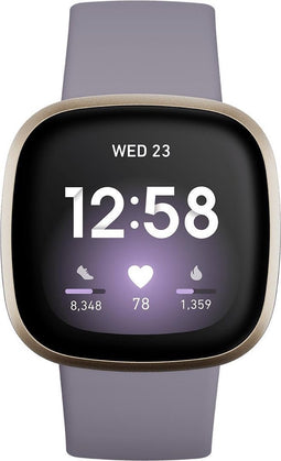 Fitbit Versa 3 - Smartwatch dames en heren - Lila