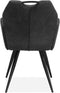 MX Sofa Eetkamerstoel Puck - Antraciet (set van 2 stoelen)