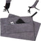 Fitness handdoek, sporthanddoek, microvezel handdoek, Gym badhanddoek met zak met ritssluiting zak, anti-slip fixatie, microvezel, ultra absorberend voor sportschool outdoor sport
