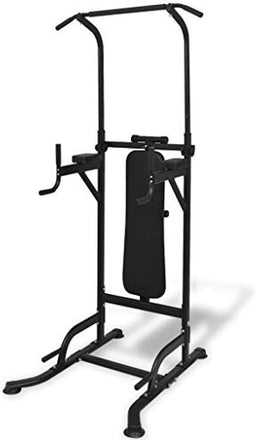 Fitnessapparaat met Bankje Staal Fitnesstoren Sporten Fitness Trainen