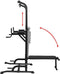 Fitnessapparaat met Bankje Staal Fitnesstoren Sporten Fitness Trainen
