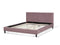 FITOU - Tweepersoonsbed - Roze - 160 x 200 cm - Fluweel