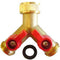 Fitting Dubbel Imtersa Blik Y-vormig