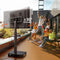 FITUEYES - TV-Stand Trolley - Verrijdbaar & Hoogte Verstelbaar